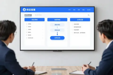 供应商管理系统开发多少钱？准入、询价、评估与合同管理如何影响预算？