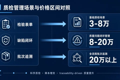 企业质量检验与问题追踪系统要多少钱？检验表单、缺陷闭环和批次追溯如何估算？