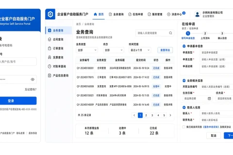 企业搭建客户自助服务门户要多少钱？账户权限、业务查询和在线申请如何报价？