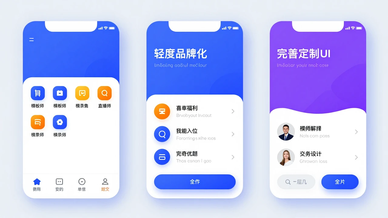 APP需要定制UI设计吗?模板界面与品牌化设计的费用差异如何判断? APP需要定制UI设计吗?模板界面与品牌化设计的费用差异如何判断?