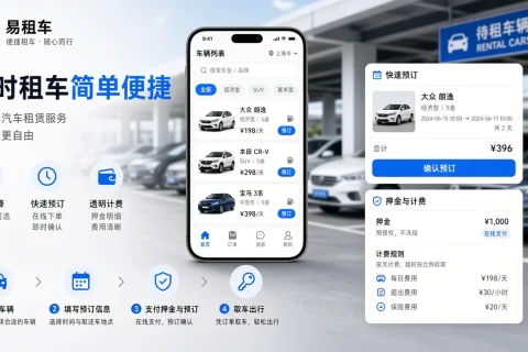 开发一款汽车租赁APP要多少钱？车辆调度、押金管理与计费规则如何影响报价？