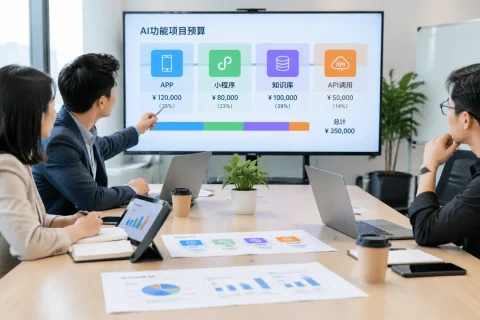 APP或小程序接入AI大模型功能要多少钱？接口调用、知识库和内容审核怎么计费？