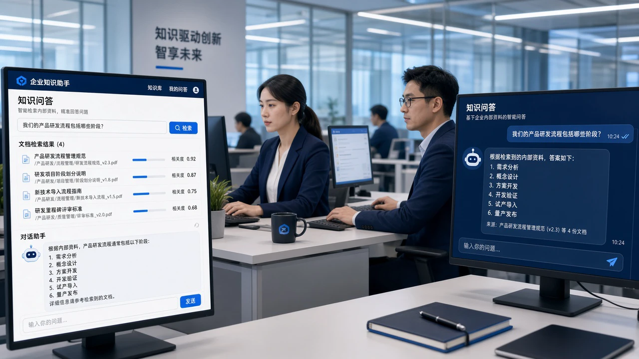 企业内部知识问答系统开发多少钱？文档导入、权限检索与反馈管理如何估算？