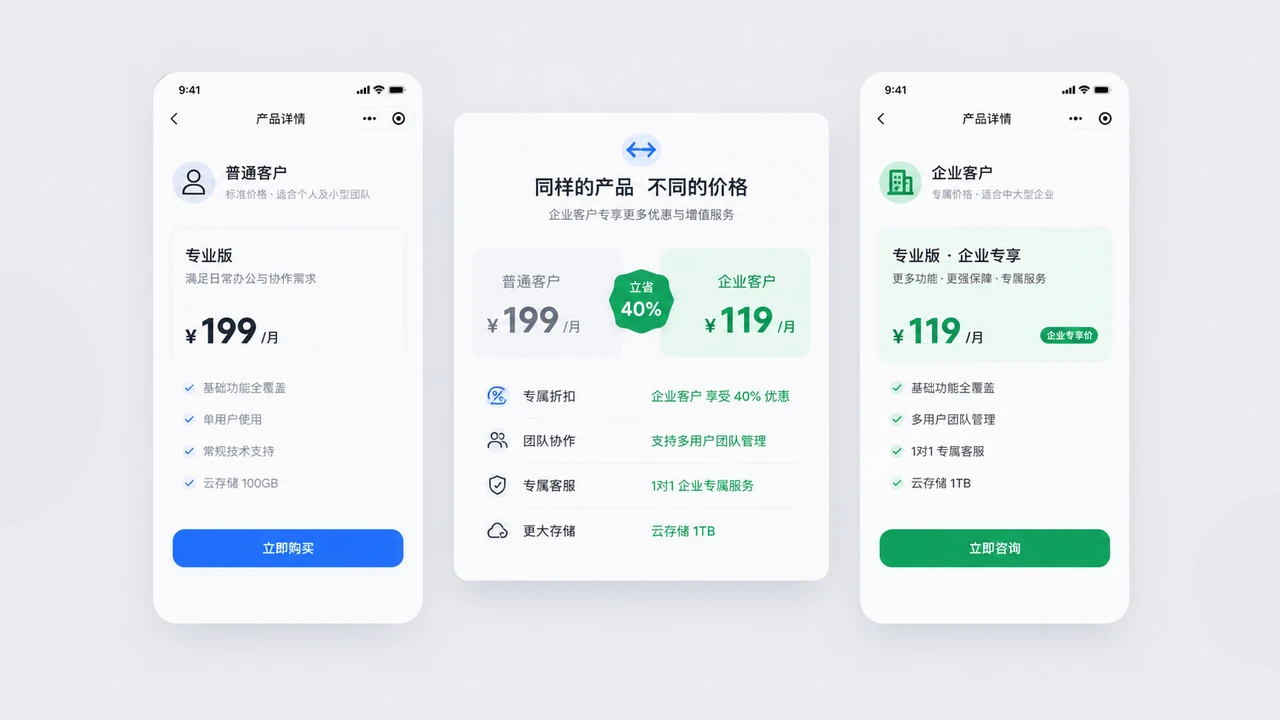 小程序增加企业客户专属价格要多少钱?客户分组和报价权限如何估算? 小程序增加企业客户专属价格要多少钱?客户分组和报价权限如何估算?
